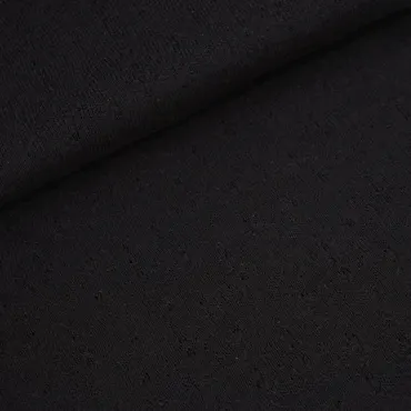 Organic Summer Knit - Blüten Schwarz