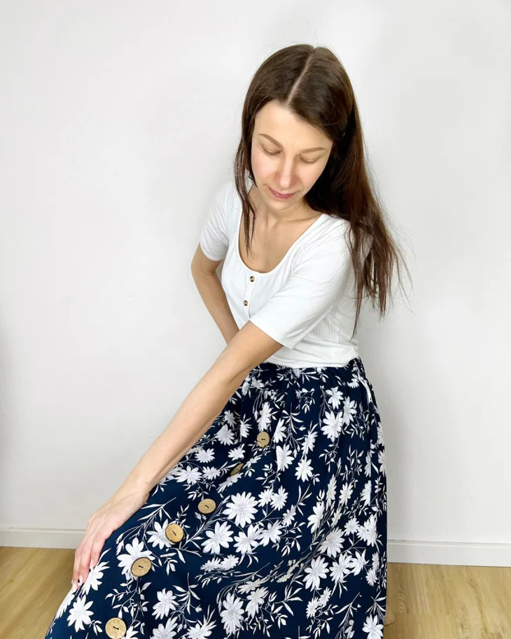 Bio Jersey - Leilani Dunkelblau