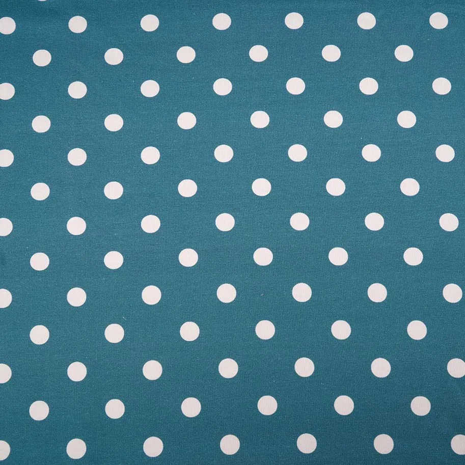 Organic Jersey - Pretty Woman Beach House Blue