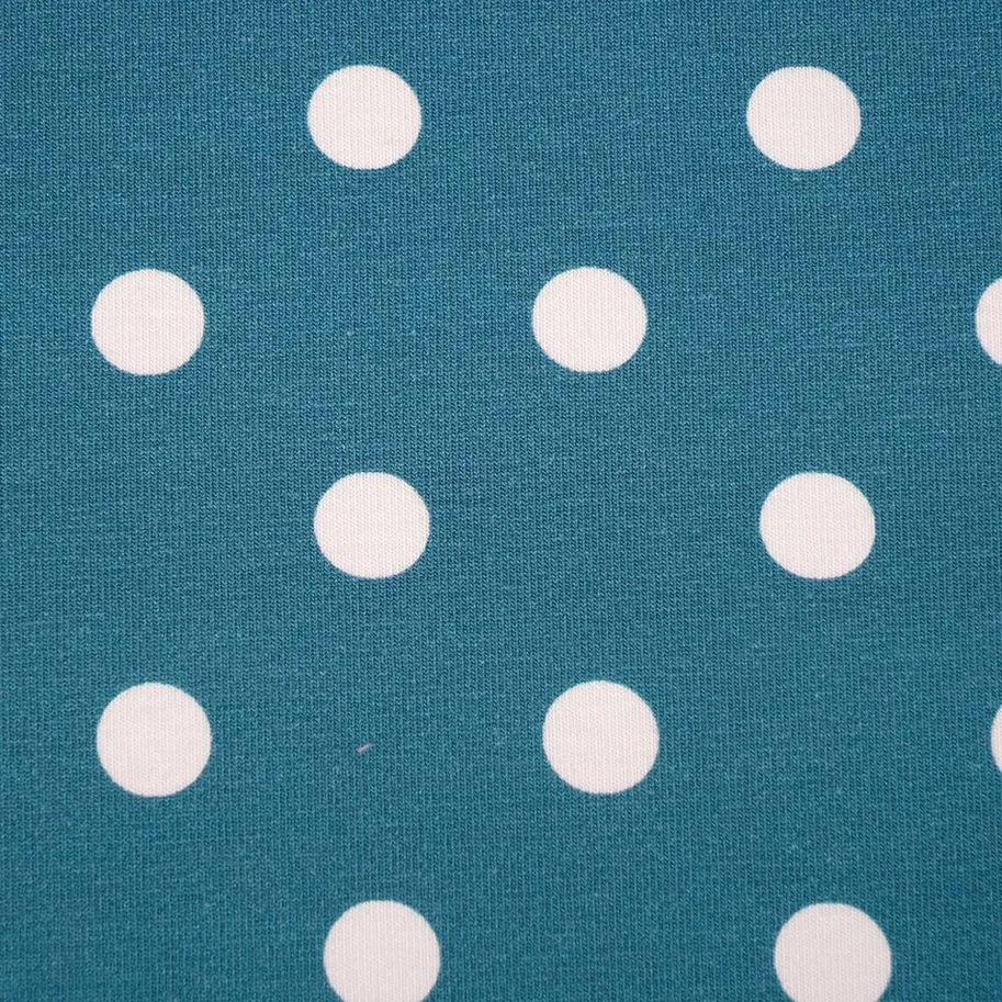 Organic Jersey - Pretty Woman Beach House Blue