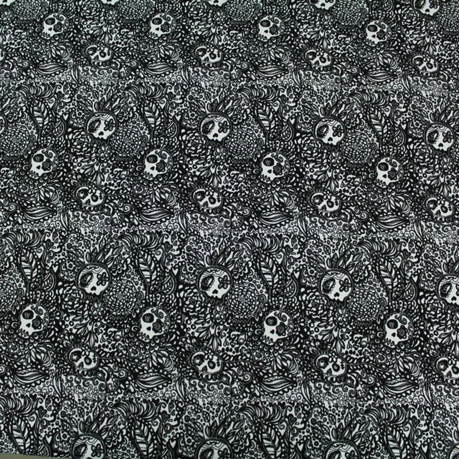 Organic Jersey - Tangle Skulls