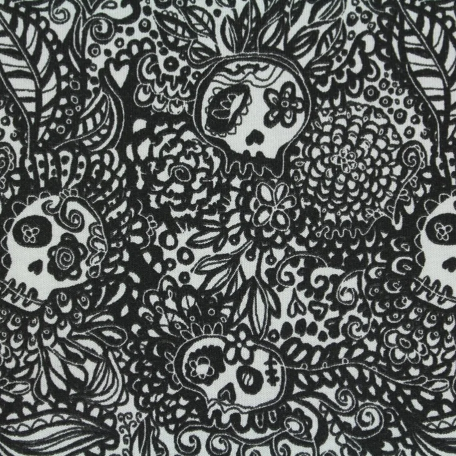 Organic Jersey - Tangle Skulls