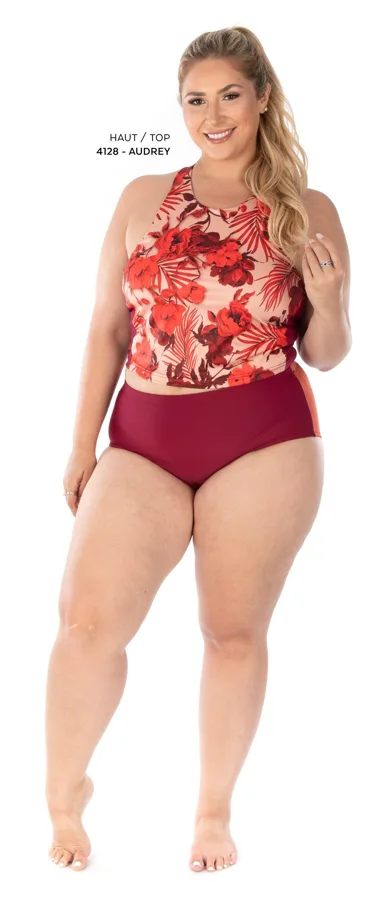 Audrey Cropped Workout Top - Jalie Sewing Pattern (English/French)