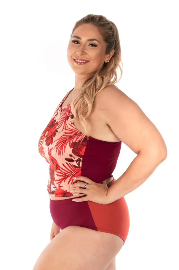 Audrey Cropped Workout Top - Jalie Sewing Pattern (English/French)