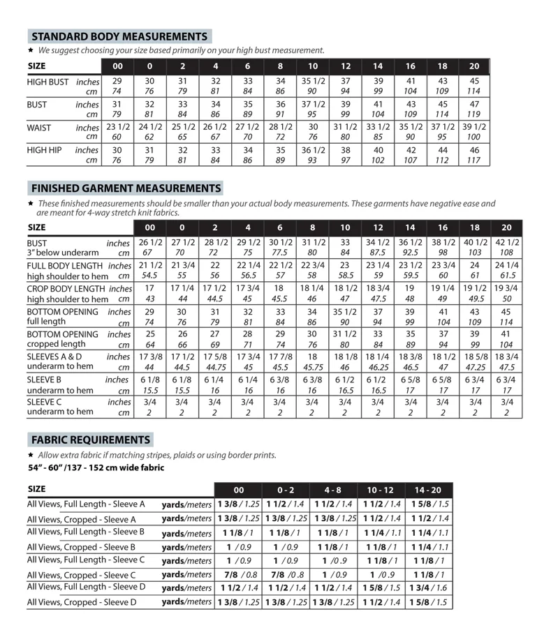 The Skyline Tee 00-20 - Sew House Seven Schnittmuster (Englisch)