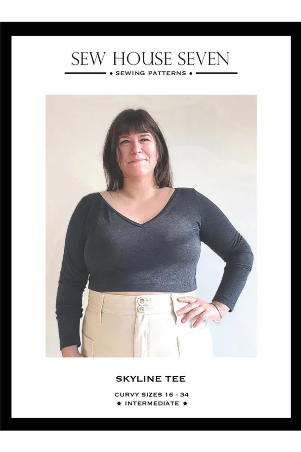 The Skyline Tee 16-34 - Sew House Seven Sewing Pattern (English)