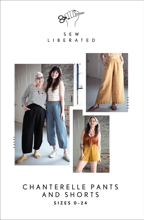 Chanterelle Pants and Shorts 0-24 - Sew Liberated Schnittmuster (Englisch)