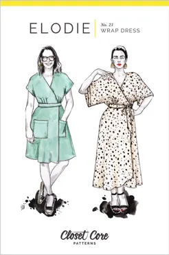 Elodie Wrap Dress - Closet Core Sewing Pattern (English)
