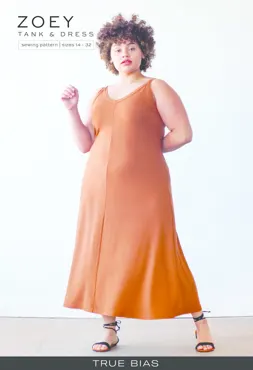 Zoey Tank and Dress 14-32 - True Bias Schnittmuster (Englisch)