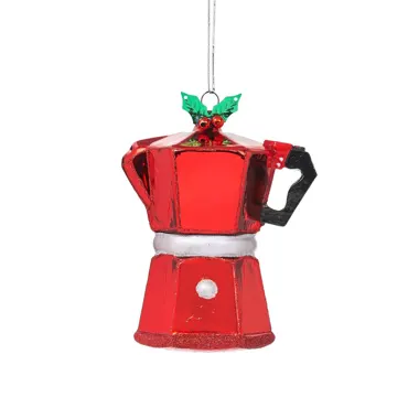 Weihnachtskugel Baumschmuck - Kaffeekanne