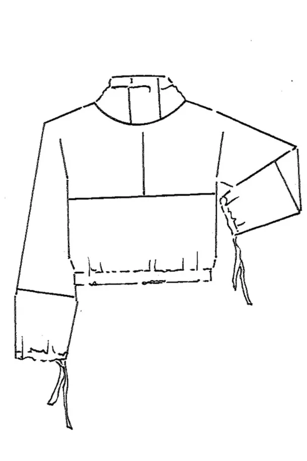 No69 Jacke mit T-Ärmel und Kapuze - Trendschnitt Sewing Pattern (German)