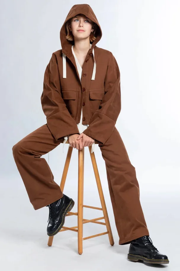 No69 Jacke mit T-Ärmel und Kapuze - Trendschnitt Sewing Pattern (German)