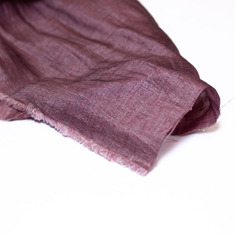 Linen-Silk Crash - Dusky Rose | Atelier Goldfaden
