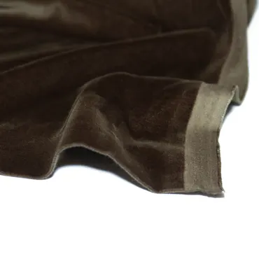 Baumwoll-Samt Stretch Deadstock - Dark Olive