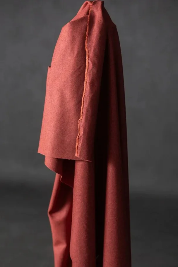 Wollstoff Deadstock - Red Chalk