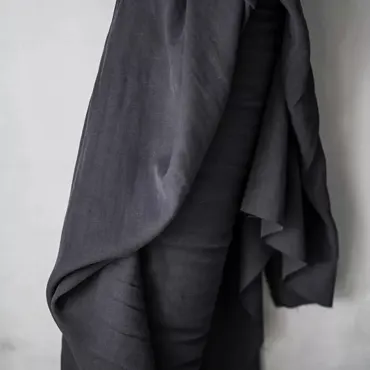 Tencel Leinen Blend - Black