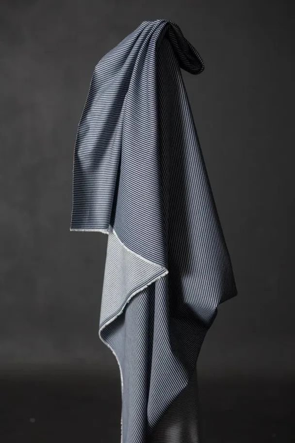 Bio Denim - 8oz Dark Blue Hickory