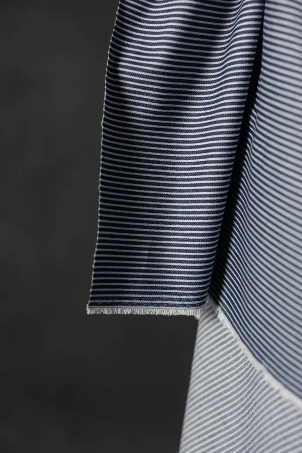 Bio Denim - 8oz Dark Blue Hickory