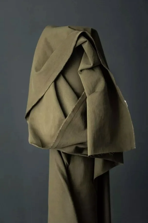 Organic Sanded Twill - 8oz Canopy Green