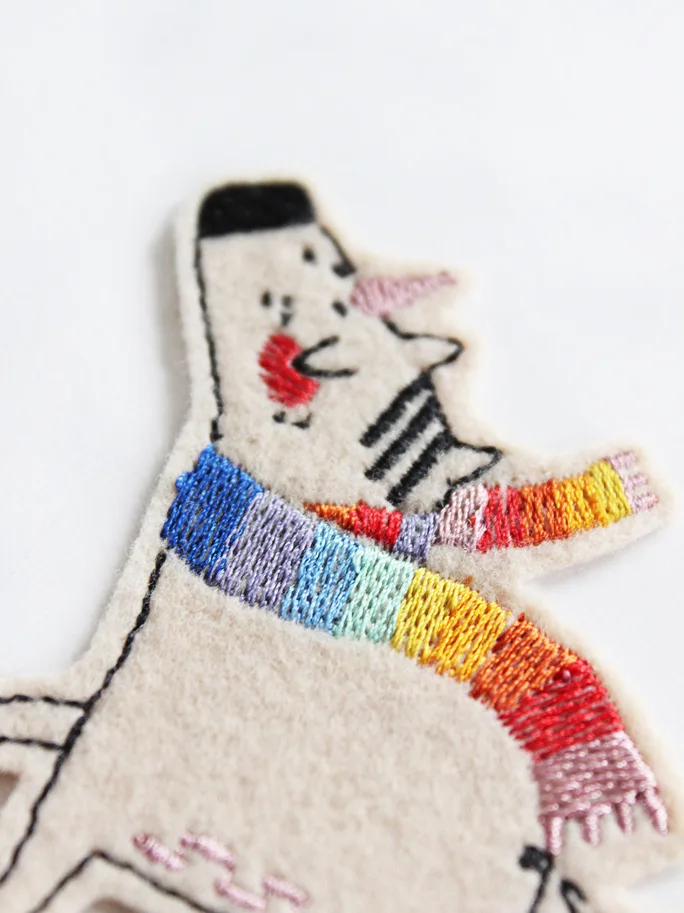 Einhorn FCK NZS Bügelbild Aufnäher - Halfbird