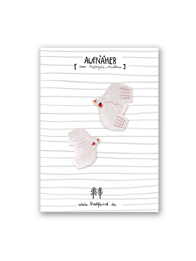 Friedenstauben Bügelbild Aufnäher - Halfbird