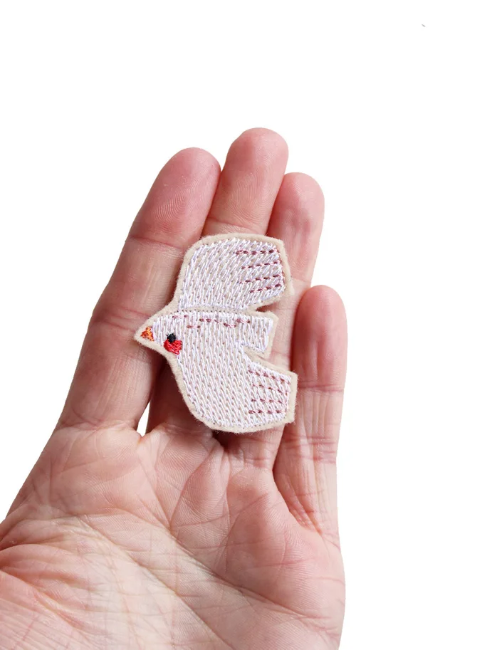 Friedenstauben Bügelbild Aufnäher - Halfbird