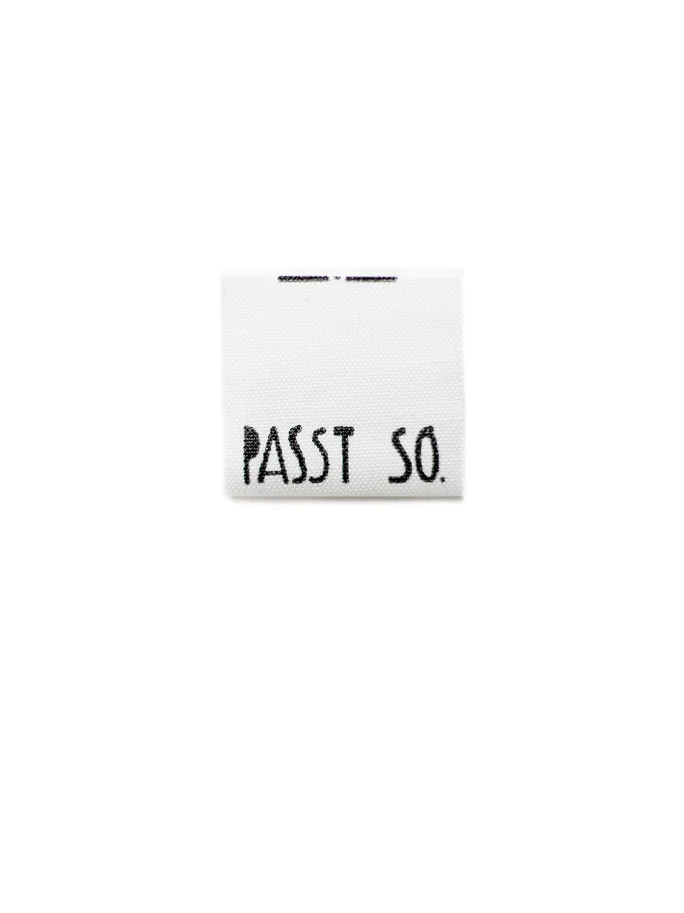 Label Organic Cotton PASST SO - Halfbird