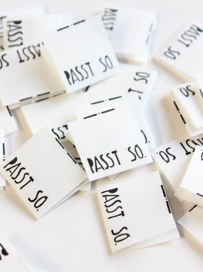 Label Organic Cotton PASST SO - Halfbird