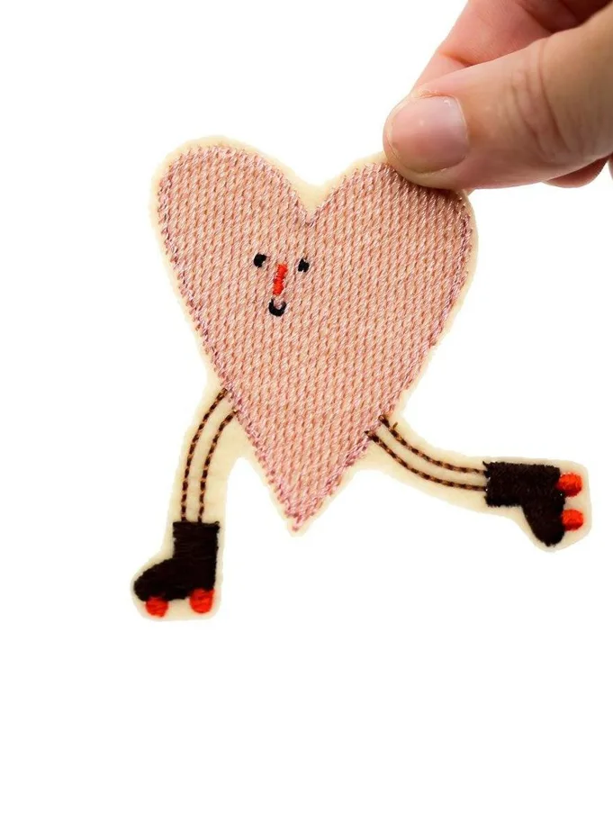 Rollschuh-Herz Repair Patch - Halfbird