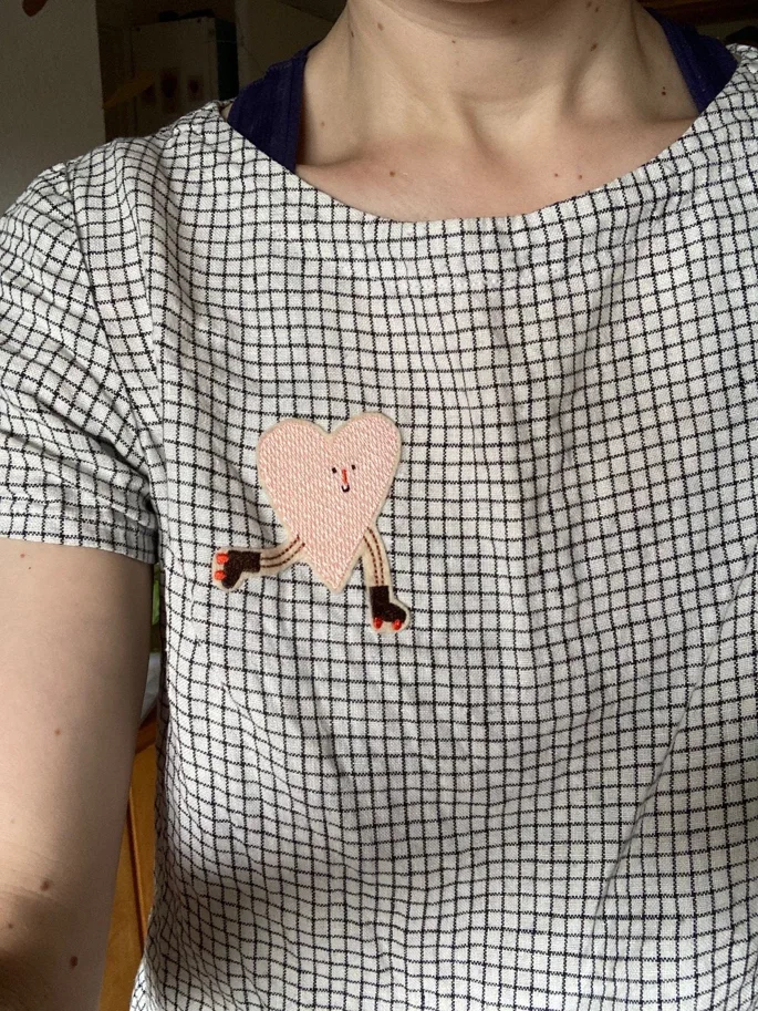 Rollschuh-Herz Repair Patch - Halfbird