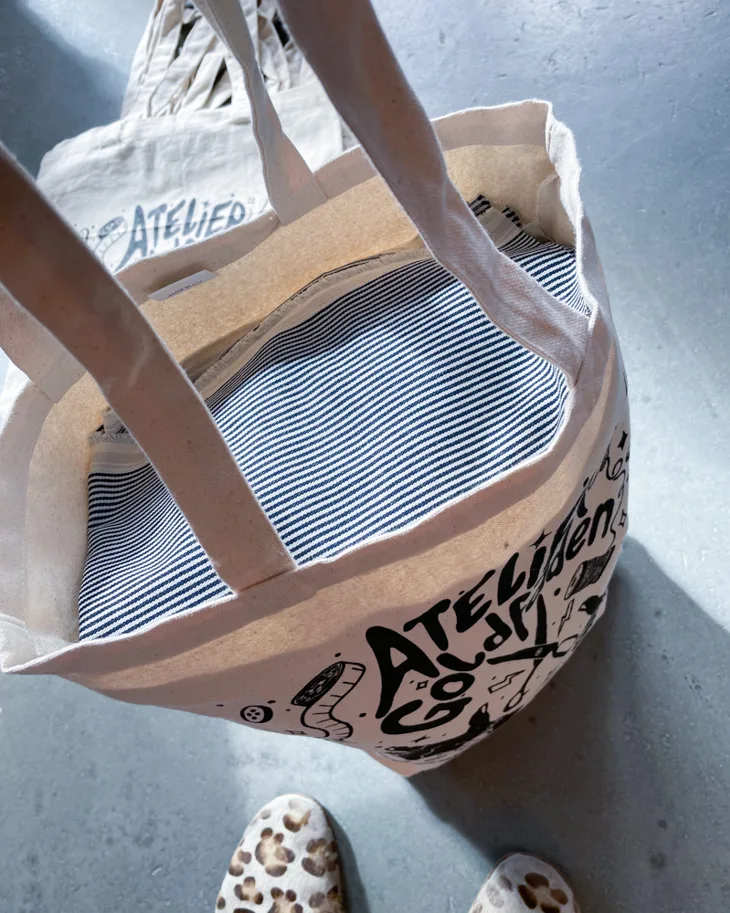 Organic Cotton Tote Bag - Atelier Goldfaden