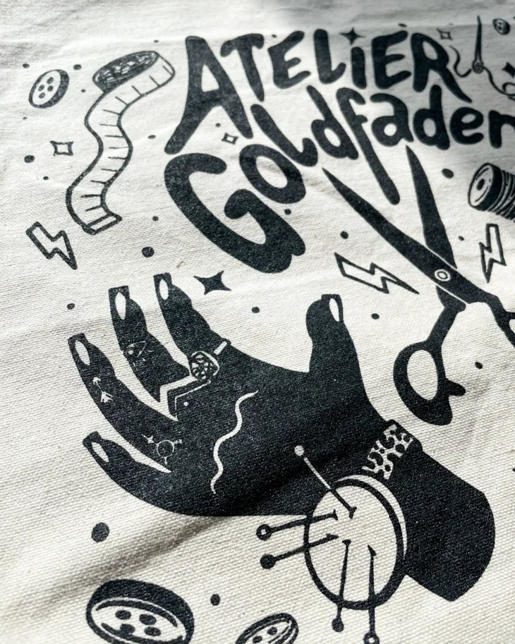 Organic Cotton Tote Bag - Atelier Goldfaden