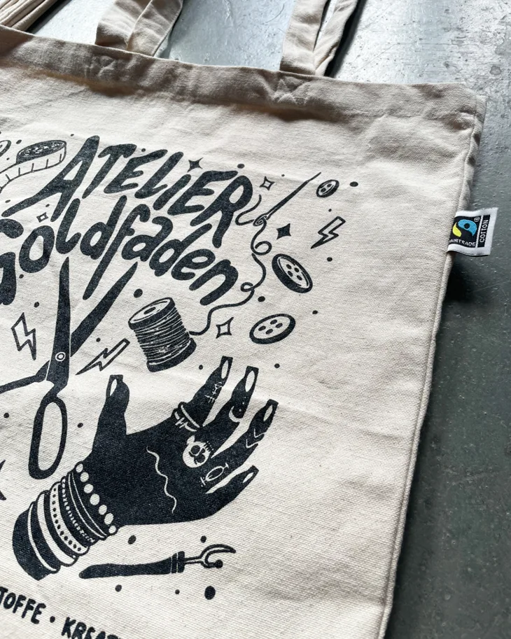 Organic Cotton Tote Bag - Atelier Goldfaden