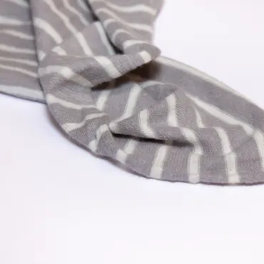 Hemp Jersey - Concrete Stripe