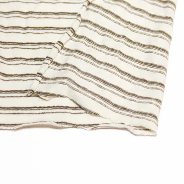Hanf Jersey - Coconut Stripe
