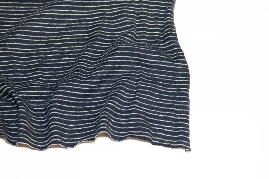 Hanf Jersey - Deep Sea Stripe