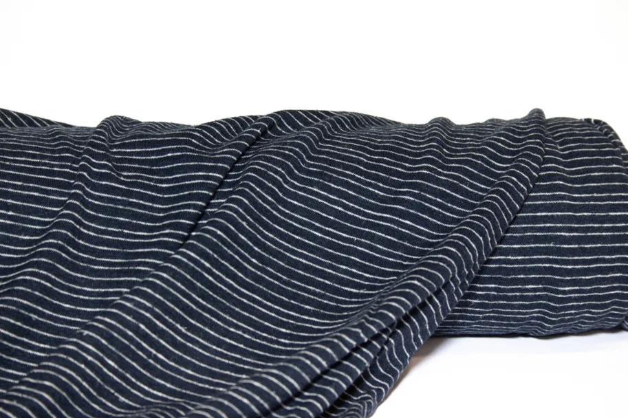 Hanf Jersey - Deep Sea Stripe