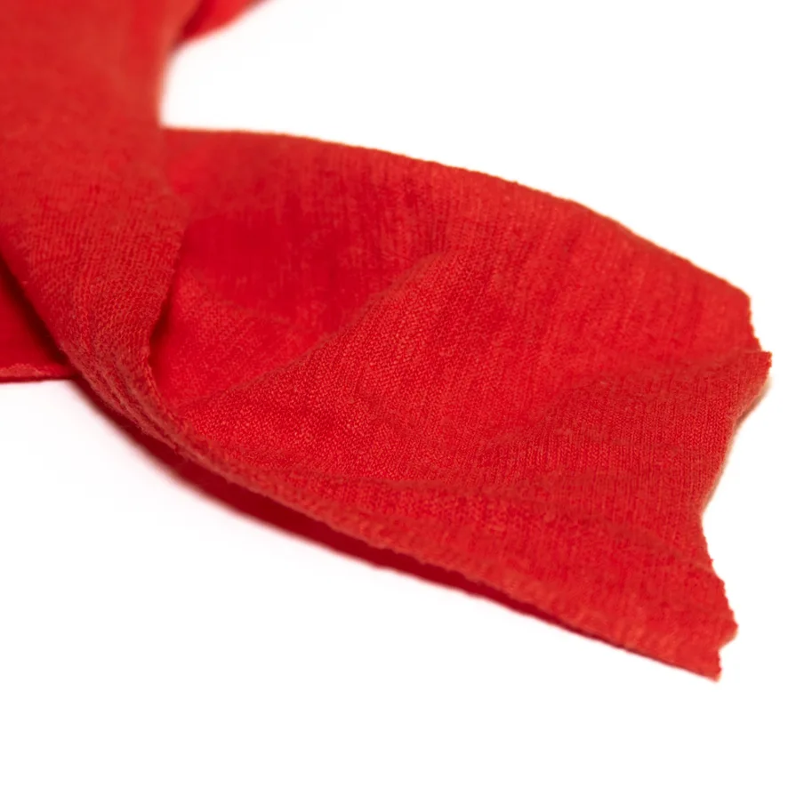 Hanf Slub Jersey - Tomato