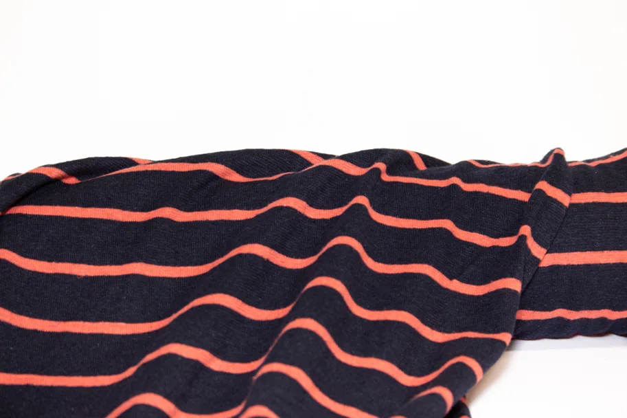 Hanf Jersey - Water Lily Stripe