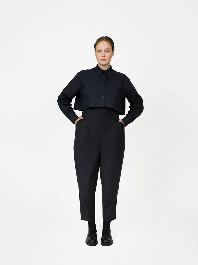 Pleated Trousers L-3XL - The Assembly Line Sewing Pattern (English)