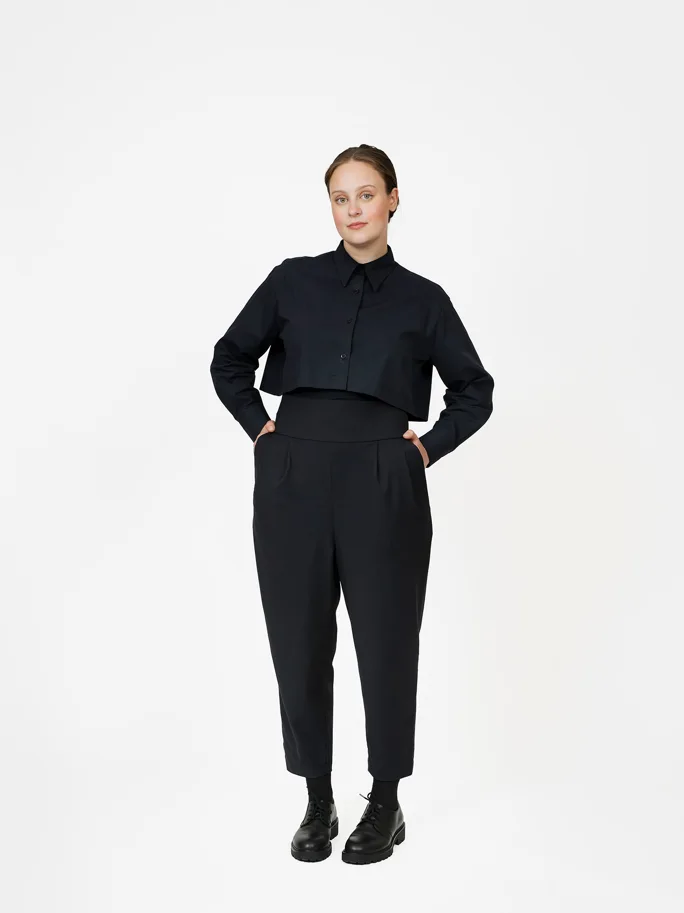 Pleated Trousers L-3XL - The Assembly Line Sewing Pattern (English)