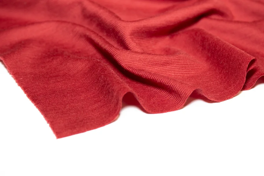 Merino Jersey - Raspberry Red