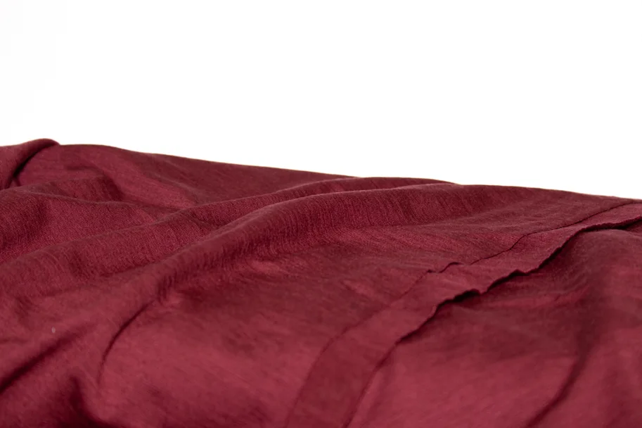 Merino Tencel Jersey Stretch - Burgundy Red