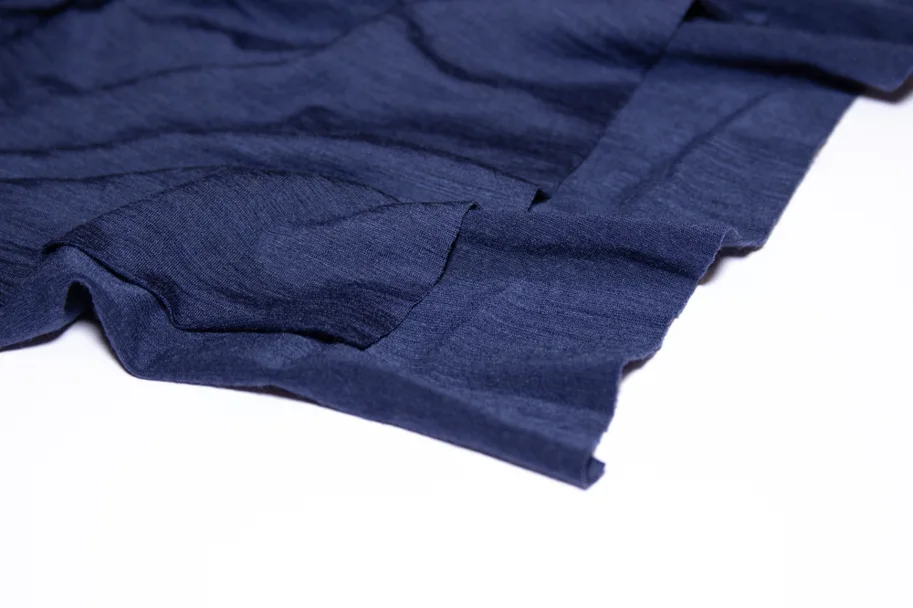 Merino Tencel Jersey Stretch - Marine Blue