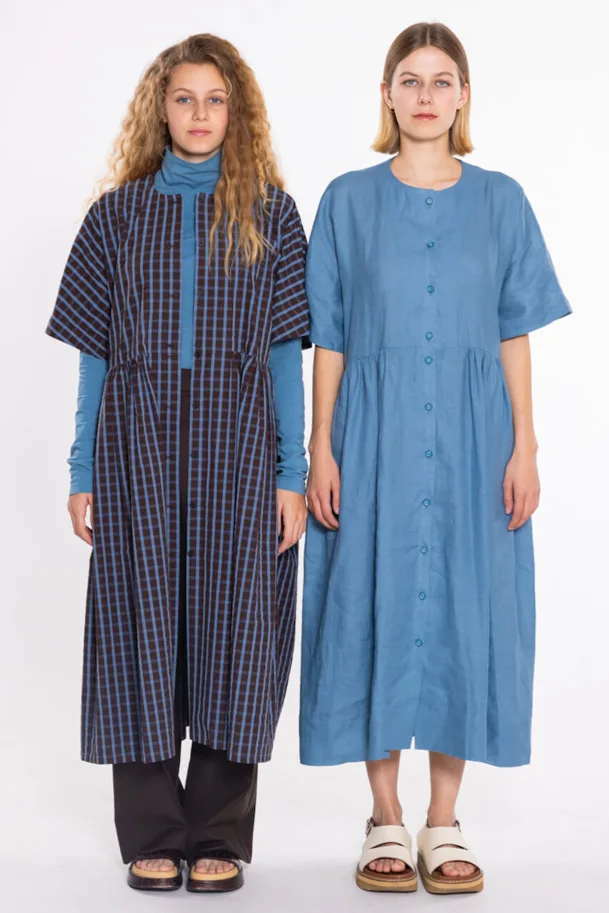 No85 gerafftes Kleid mit T-Ärmel - Trendschnitt Schnittmuster