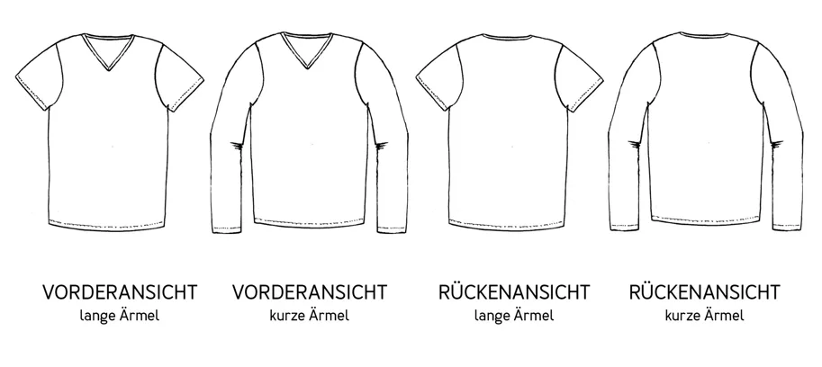 Herr Erik V-Shirt - Studio Schnittreif Schnittmuster