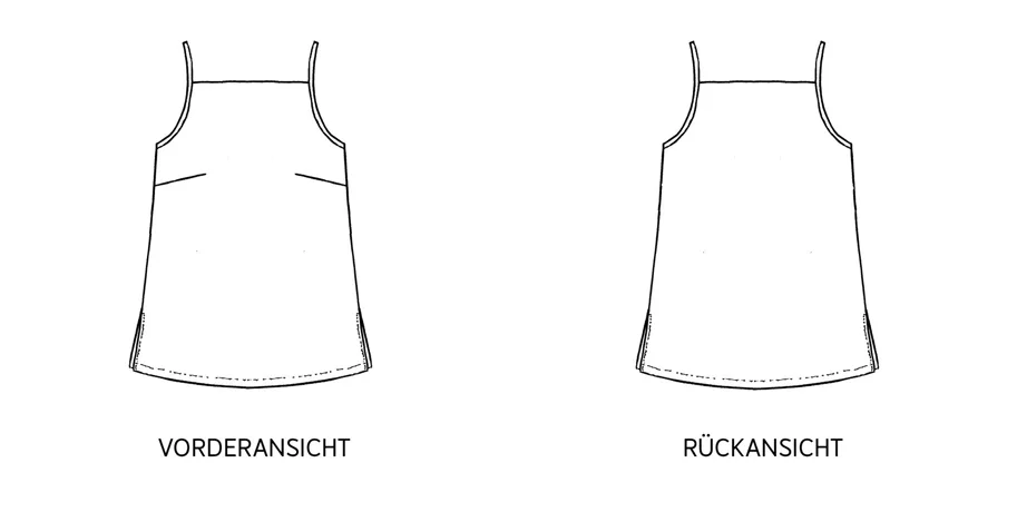 Frau Helen Trägertop - Studio Schnittreif Schnittmuster