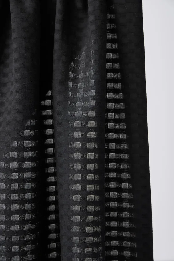 Tencel Baumwolle Sota Sheer - Black