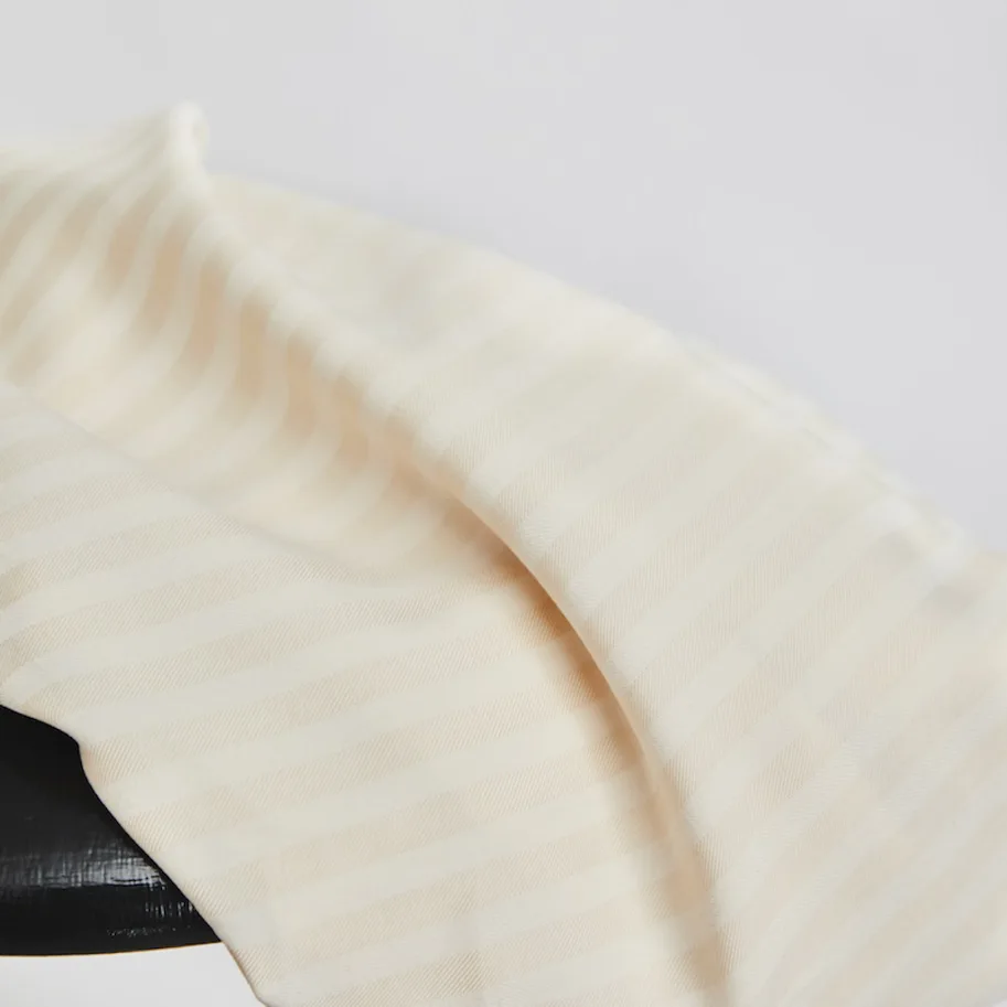 Tencel Two-Tone Stripe Twill - Shell