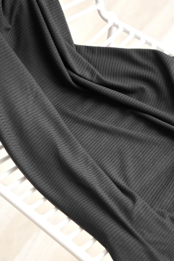 Tencel Modal Derby Ribbed Jersey - Anchor